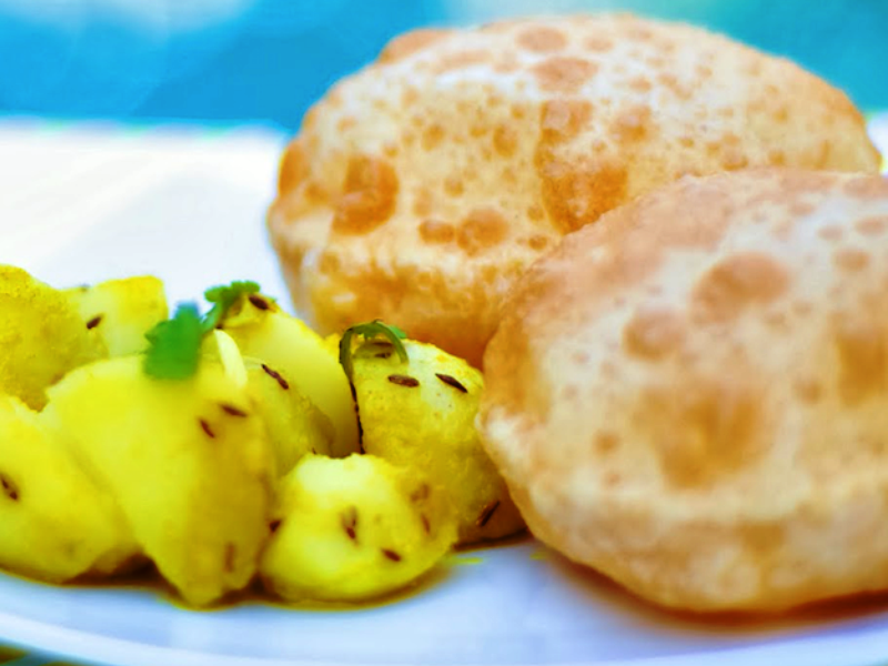 Poori with Potato masala